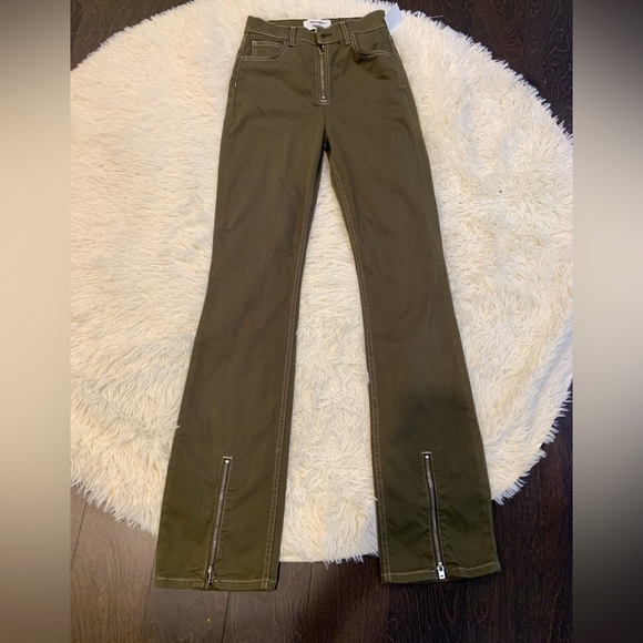 Reformation Toby Zip Front Ultra High Rise Bootcut Jeans - Picture 5 of 9